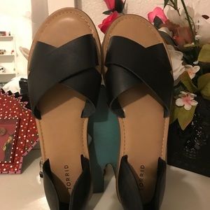 Black torrid sandals